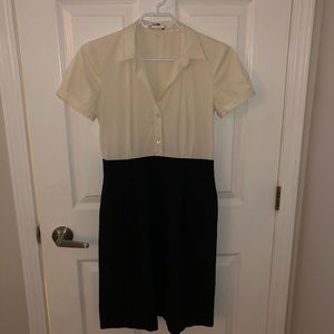 Theory colour block dress